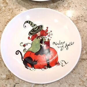 Halloween dinner plates